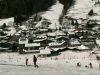Telemark en bande et paysage des Gets
