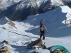 Monoski de randonn&eacute;e et surf de rando, versant sud sud-ouest t&ecirc;te de crou&egrave;s