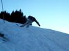 Front sur la neige dur