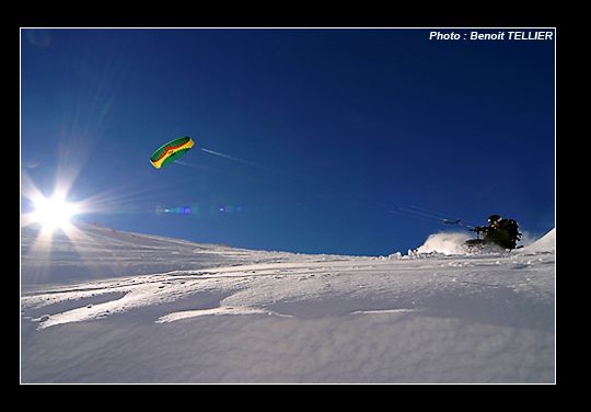 Snowkite : Lautaret 07-12-2006