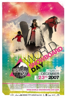 affiche world snowboard day