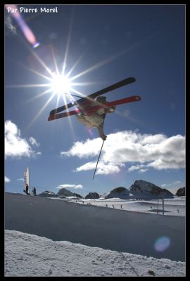 Rider inconnu au mondial du ski