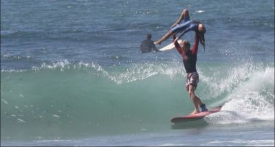 Fred et Val - Tandem Surfing