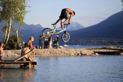 Water Jump In Annecy