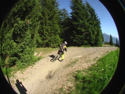 Downhill bike crans montana  julien paganelli
